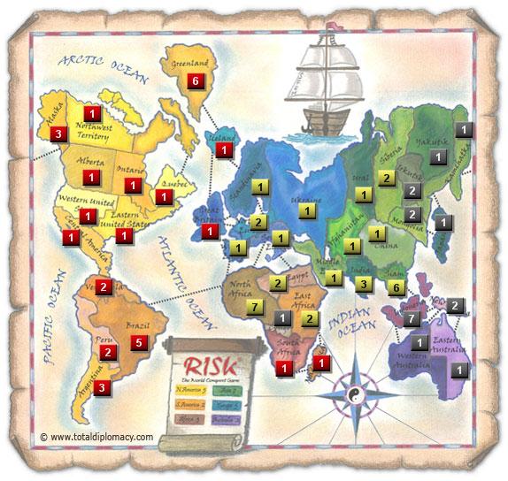 Total Diplomacy Risk Map: Our-Game 